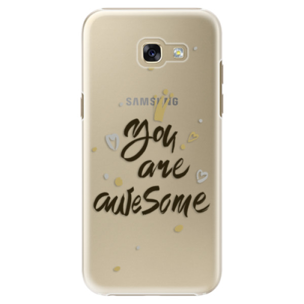 Plastové puzdro iSaprio - You Are Awesome - black - Samsung Galaxy A5 2017