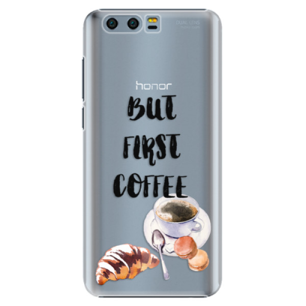 Plastové puzdro iSaprio - First Coffee - Huawei Honor 9