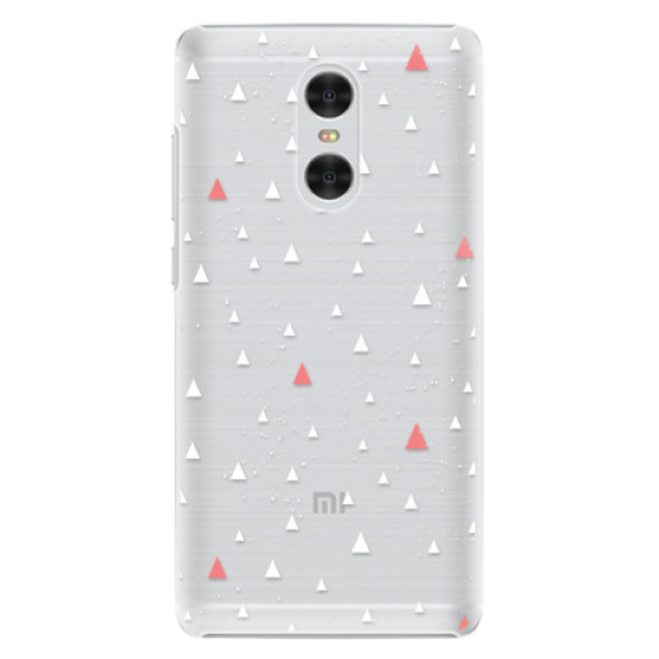 Plastové puzdro iSaprio - Abstract Triangles 02 - white - Xiaomi Redmi Pro