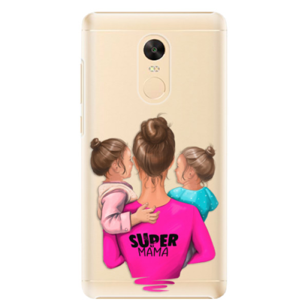 Plastové puzdro iSaprio - Super Mama - Two Girls - Xiaomi Redmi Note 4X