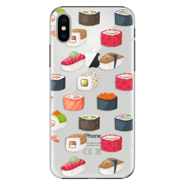 Plastové puzdro iSaprio - Sushi Pattern - iPhone X