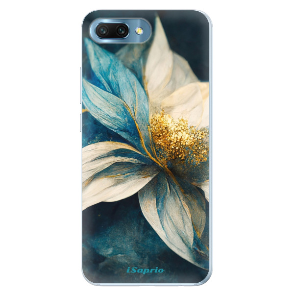 Silikónové puzdro iSaprio - Blue Petals - Huawei Honor 10