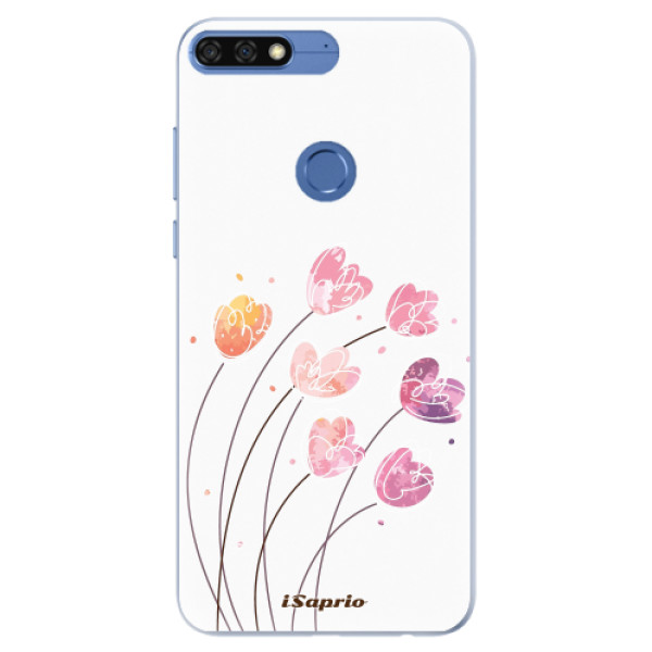 Silikónové puzdro iSaprio - Flowers 14 - Huawei Honor 7C