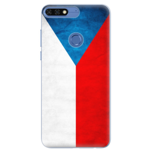 Silikónové puzdro iSaprio - Czech Flag - Huawei Honor 7C