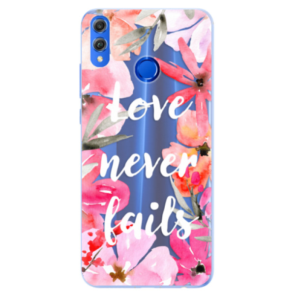 Silikónové puzdro iSaprio - Love Never Fails - Huawei Honor 8X