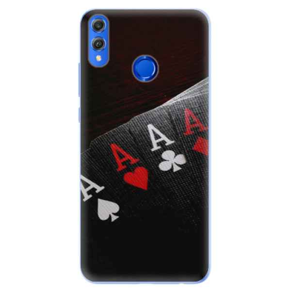 Silikónové puzdro iSaprio - Poker - Huawei Honor 8X