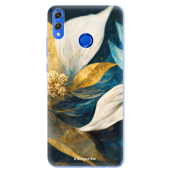 Silikónové puzdro iSaprio - Gold Petals - Huawei Honor 8X