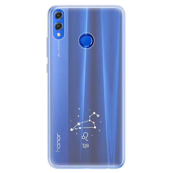 Silikónové puzdro iSaprio - čiré - Lev - Huawei Honor 8X