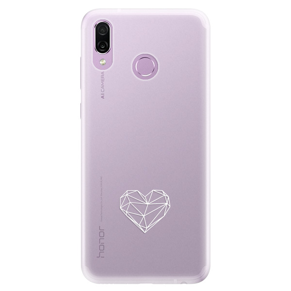 Silikónové puzdro iSaprio - čiré - Digital Love - Huawei Honor Play