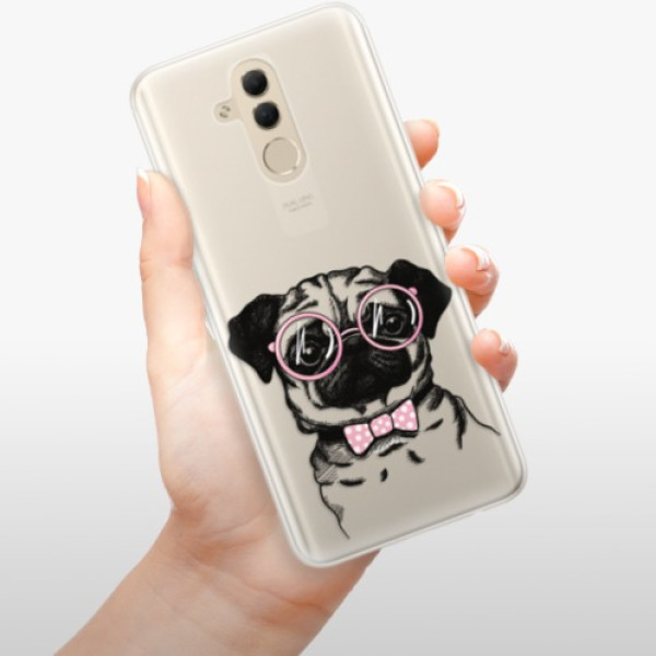 Silikónové puzdro iSaprio - The Pug - Huawei Mate 20 Lite