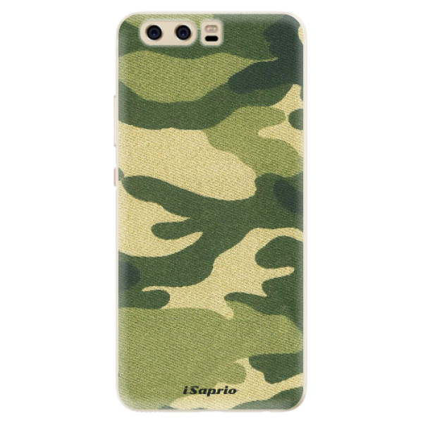 Silikónové puzdro iSaprio - Green Camuflage 01 - Huawei P10