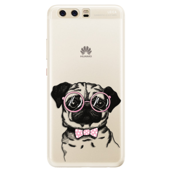 Silikónové puzdro iSaprio - The Pug - Huawei P10