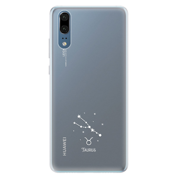 Silikónové puzdro iSaprio - čiré - Býk - Huawei P20