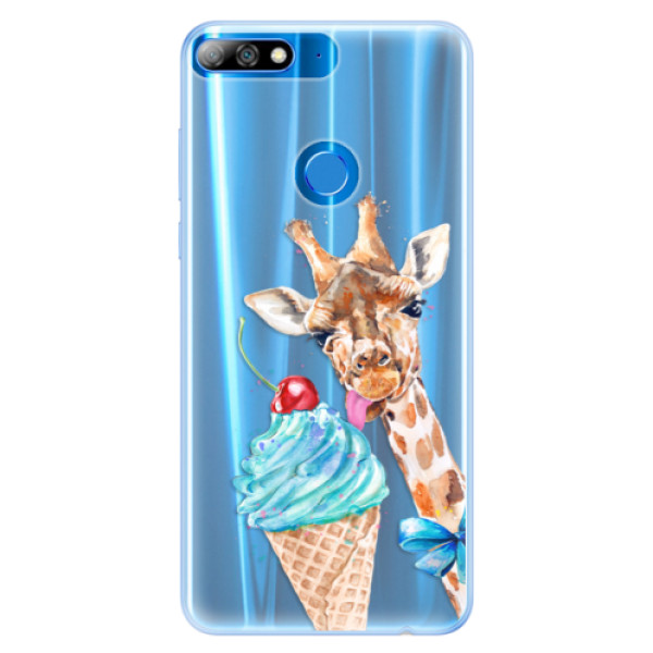 Silikónové puzdro iSaprio - Love Ice-Cream - Huawei Y7 Prime 2018