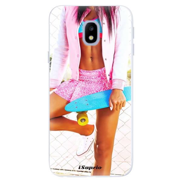 Silikónové puzdro iSaprio - Skate girl 01 - Samsung Galaxy J3 2017