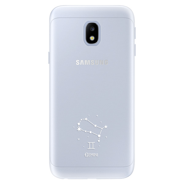 Silikónové puzdro iSaprio - čiré - Blíženci - Samsung Galaxy J3 2017