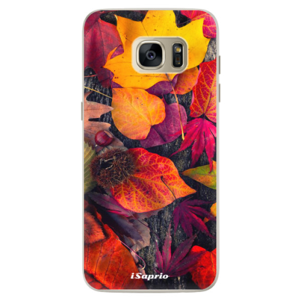 Silikónové puzdro iSaprio - Autumn Leaves 03 - Samsung Galaxy S7