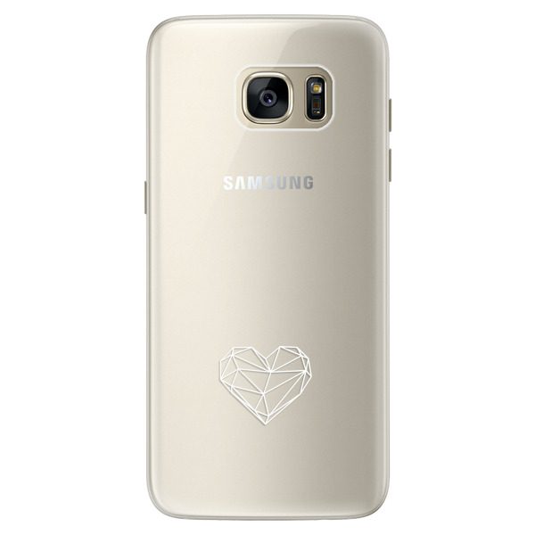 Silikónové puzdro iSaprio - čiré - Digital Love - Samsung Galaxy S7