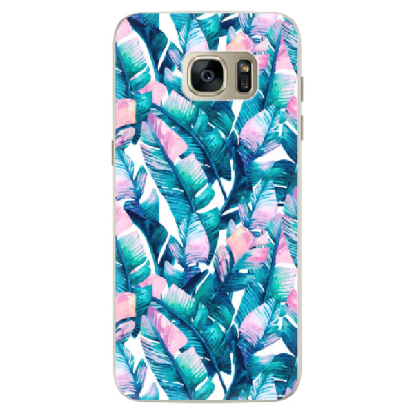 Silikónové puzdro iSaprio - Palm Leaves 03 - Samsung Galaxy S7 Edge
