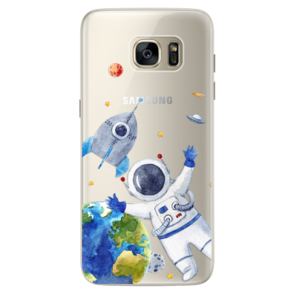 Silikónové puzdro iSaprio - Space 05 - Samsung Galaxy S7 Edge