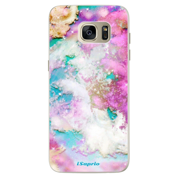 Silikónové puzdro iSaprio - Galactic Paper - Samsung Galaxy S7 Edge