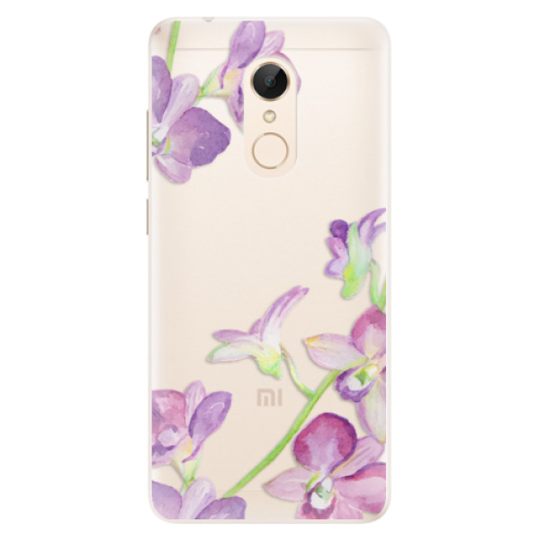 Silikónové puzdro iSaprio - Purple Orchid - Xiaomi Redmi 5