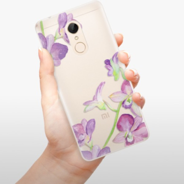 Silikónové puzdro iSaprio - Purple Orchid - Xiaomi Redmi 5