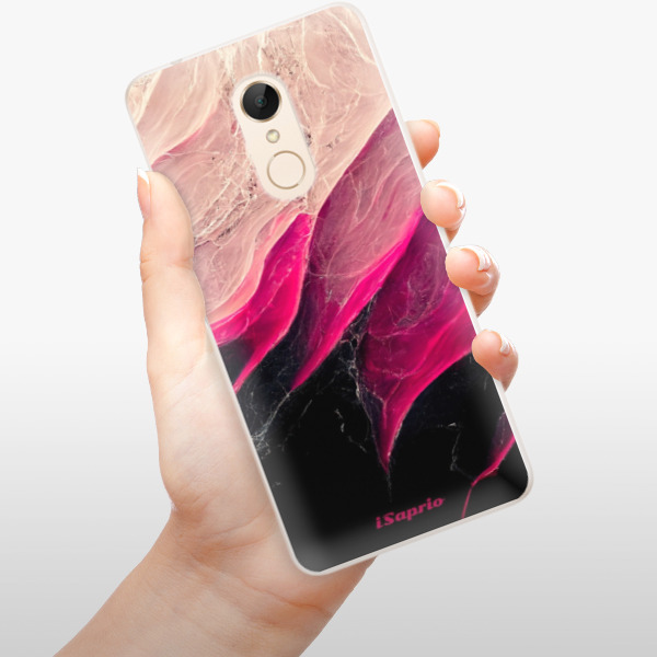 Silikónové puzdro iSaprio - Black and Pink - Xiaomi Redmi 5