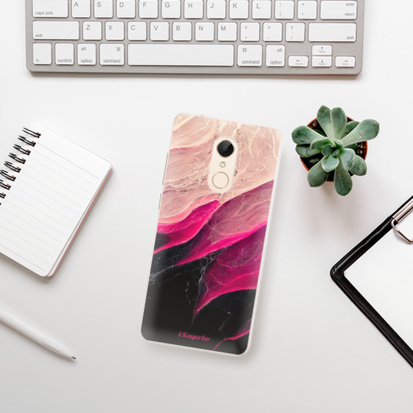 Silikónové puzdro iSaprio - Black and Pink - Xiaomi Redmi 5