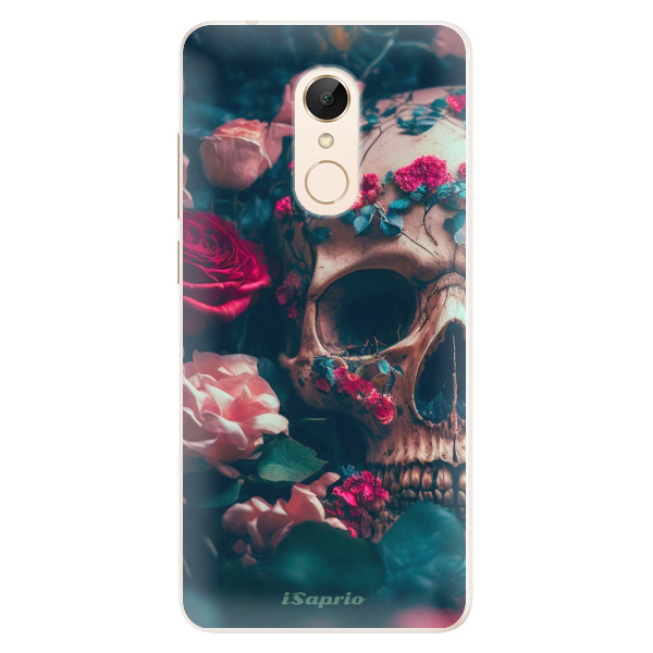 Silikónové puzdro iSaprio - Skull in Roses - Xiaomi Redmi 5