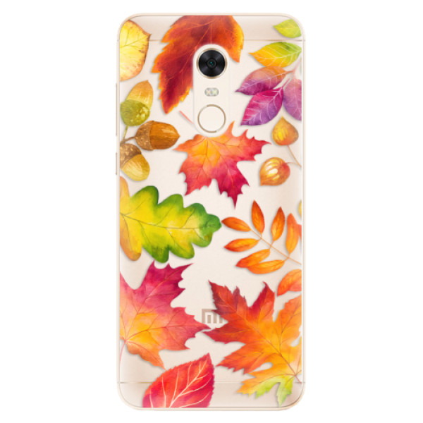 Silikónové puzdro iSaprio - Autumn Leaves 01 - Xiaomi Redmi 5 Plus