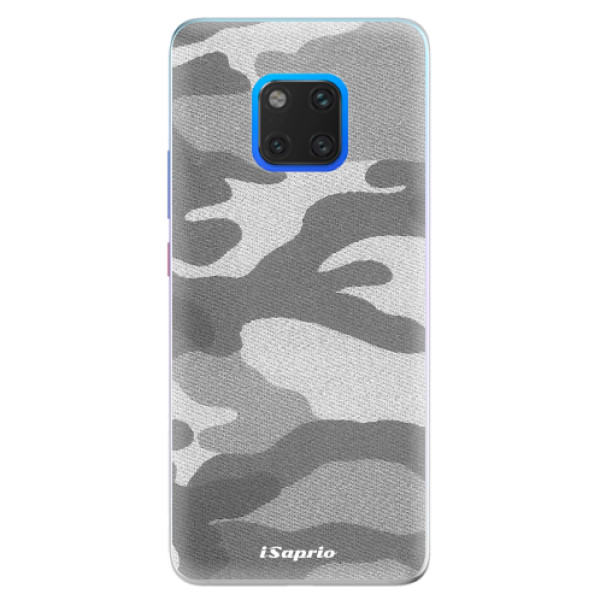 Silikónové puzdro iSaprio - Gray Camuflage 02 - Huawei Mate 20 Pro