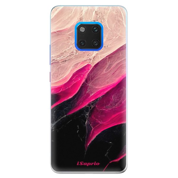 Silikónové puzdro iSaprio - Black and Pink - Huawei Mate 20 Pro