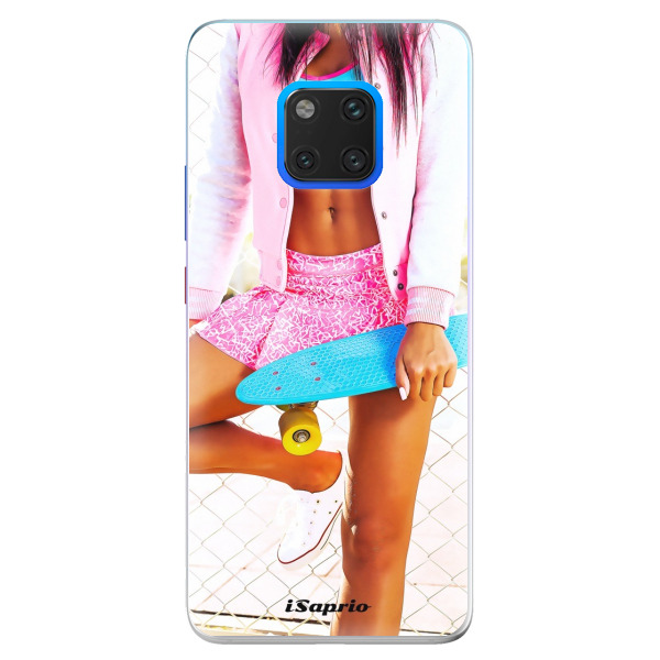 Silikónové puzdro iSaprio - Skate girl 01 - Huawei Mate 20 Pro