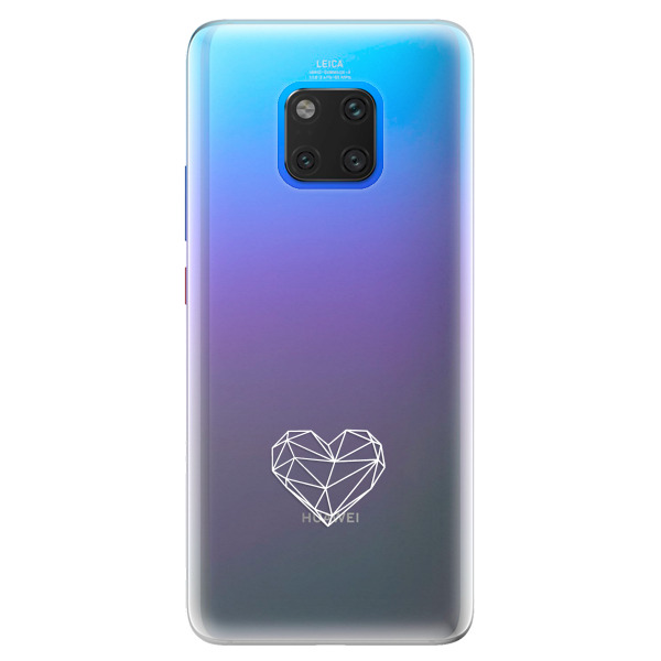 Silikónové puzdro iSaprio - čiré - Digital Love - Huawei Mate 20 Pro