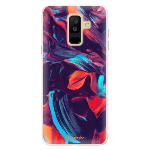 Silikónové puzdro iSaprio - Color Marble 19 - Samsung Galaxy A6+