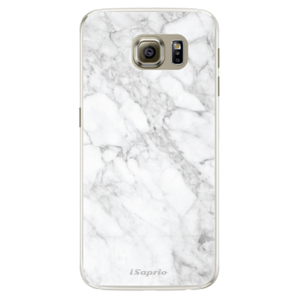 Silikónové puzdro iSaprio - SilverMarble 14 - Samsung Galaxy S6 Edge