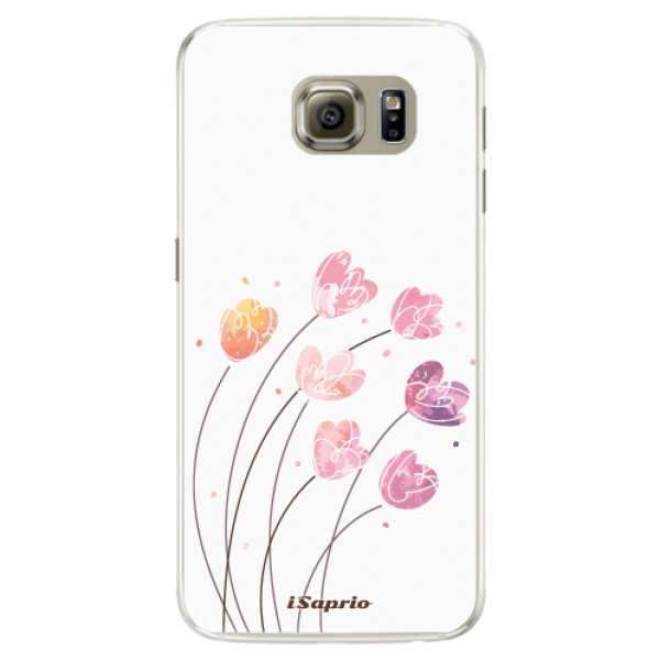 Silikónové puzdro iSaprio - Flowers 14 - Samsung Galaxy S6 Edge