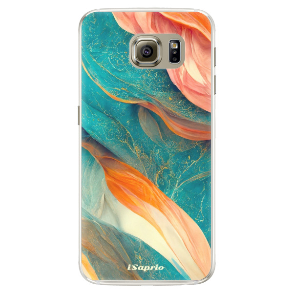 Silikónové puzdro iSaprio - Abstract Marble - Samsung Galaxy S6 Edge