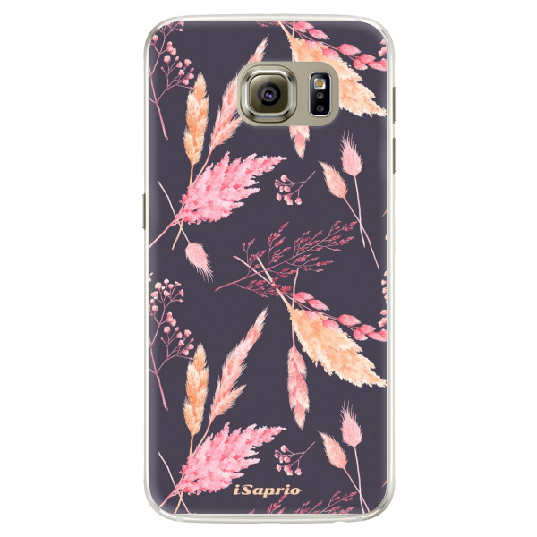 Silikónové puzdro iSaprio - Herbal Pattern - Samsung Galaxy S6 Edge