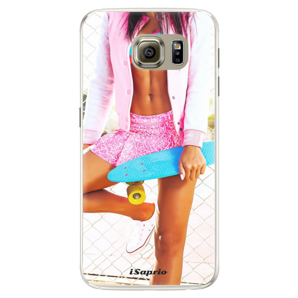 Silikónové puzdro iSaprio - Skate girl 01 - Samsung Galaxy S6 Edge