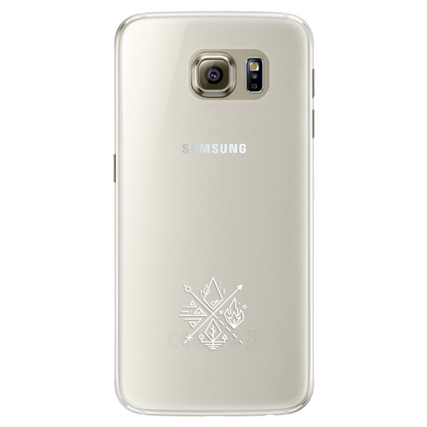 Silikónové puzdro iSaprio - čiré - Elements - Samsung Galaxy S6 Edge