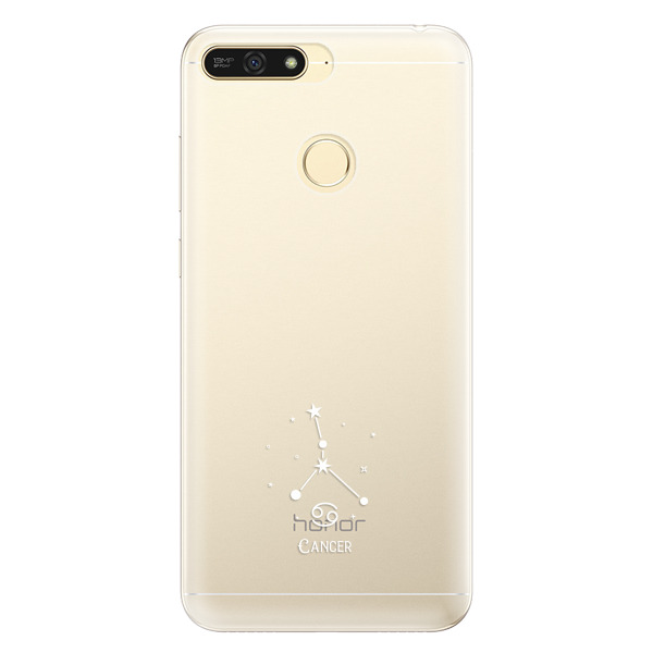 Silikónové puzdro iSaprio - čiré - Rak - Huawei Honor 7A