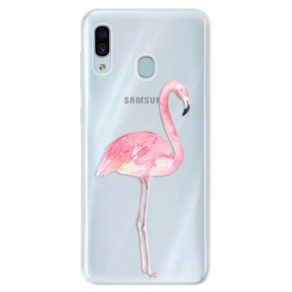 Silikónové puzdro iSaprio - Flamingo 01 - Samsung Galaxy A30