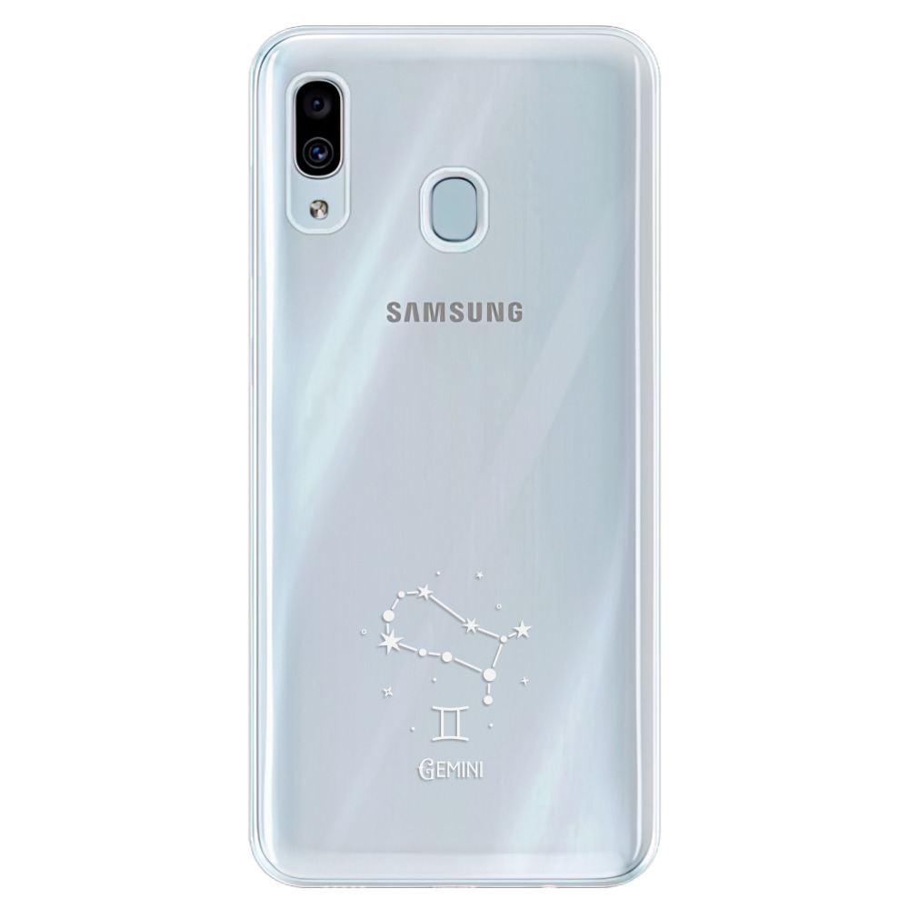 Silikónové puzdro iSaprio - čiré - Blíženci - Samsung Galaxy A30