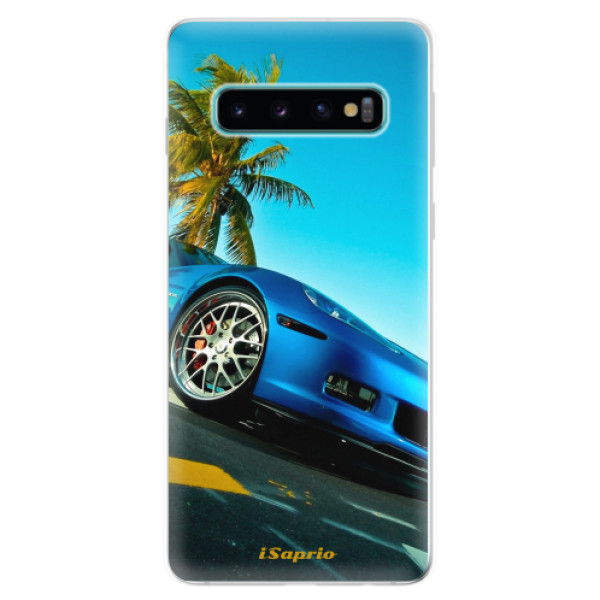 Odolné silikónové puzdro iSaprio - Car 10 - Samsung Galaxy S10