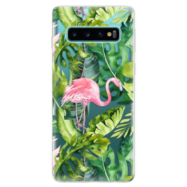 Odolné silikónové puzdro iSaprio - Jungle 02 - Samsung Galaxy S10