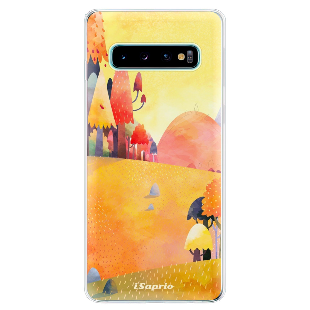 Odolné silikónové puzdro iSaprio - Fall Forest - Samsung Galaxy S10