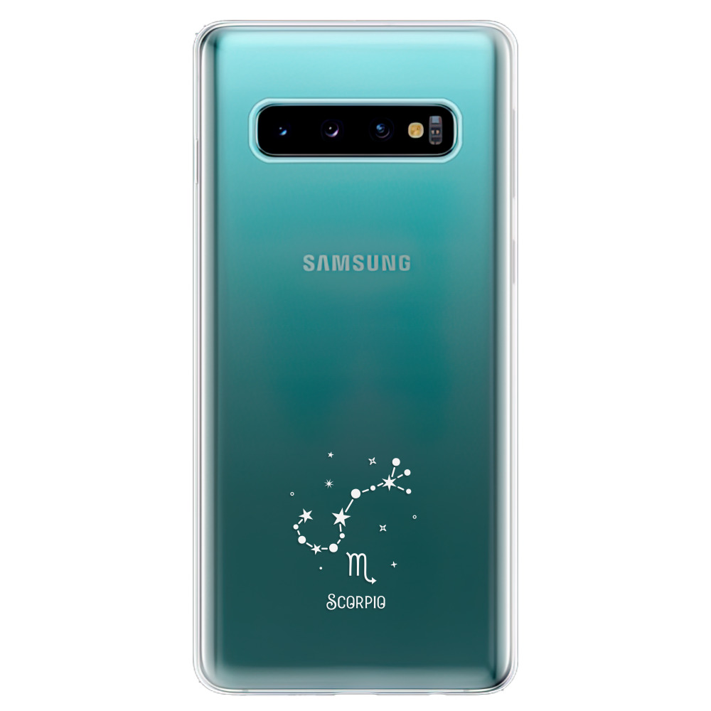 Odolné silikónové puzdro iSaprio - čiré - Štír - Samsung Galaxy S10