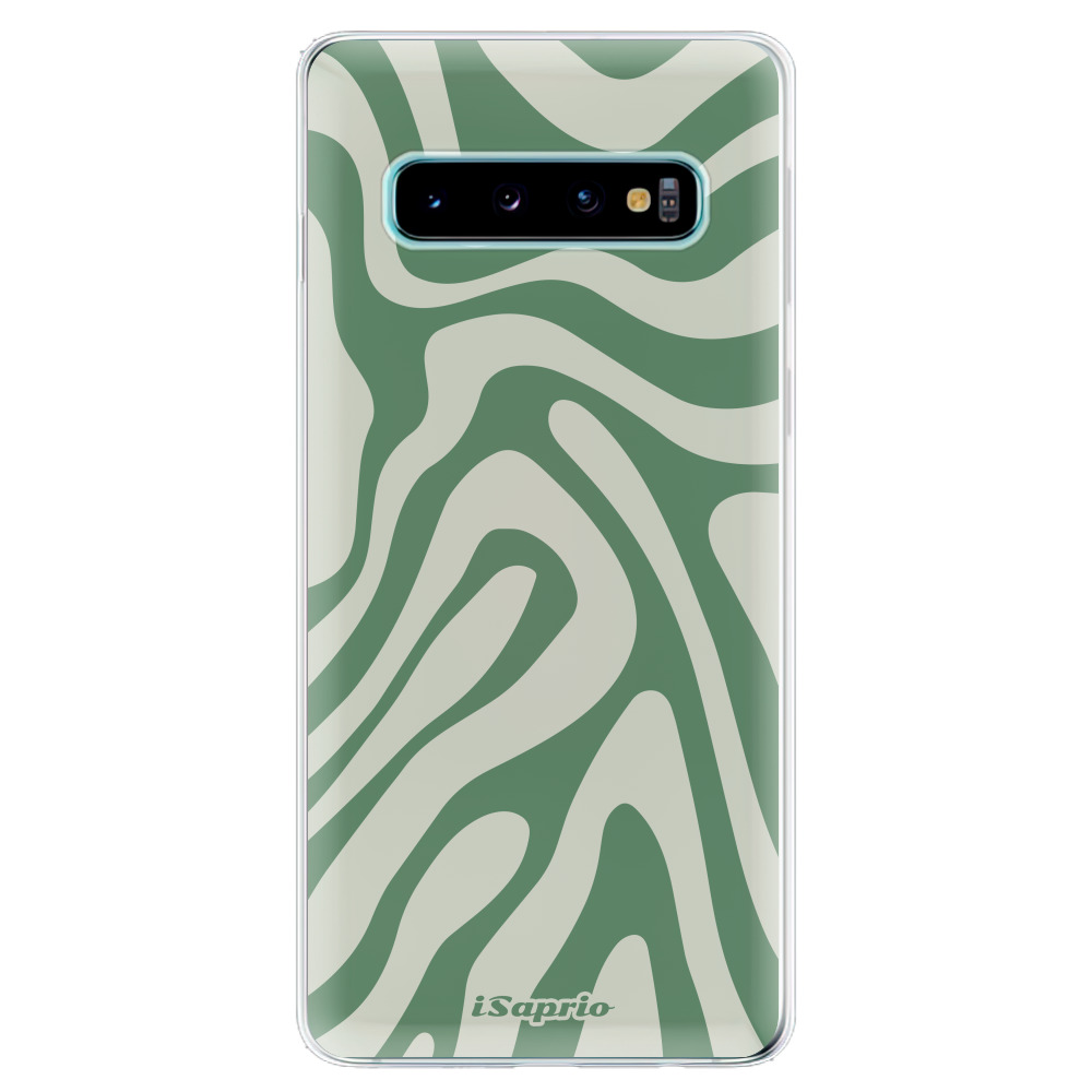 Odolné silikónové puzdro iSaprio - Zebra Green - Samsung Galaxy S10